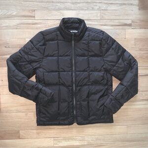 Frank & Oak Black Aero  Packable Puffer Jacket